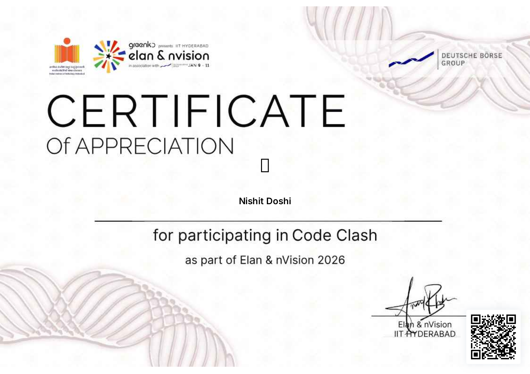 Nishit Doshi | Full Stack Developer Portfolio