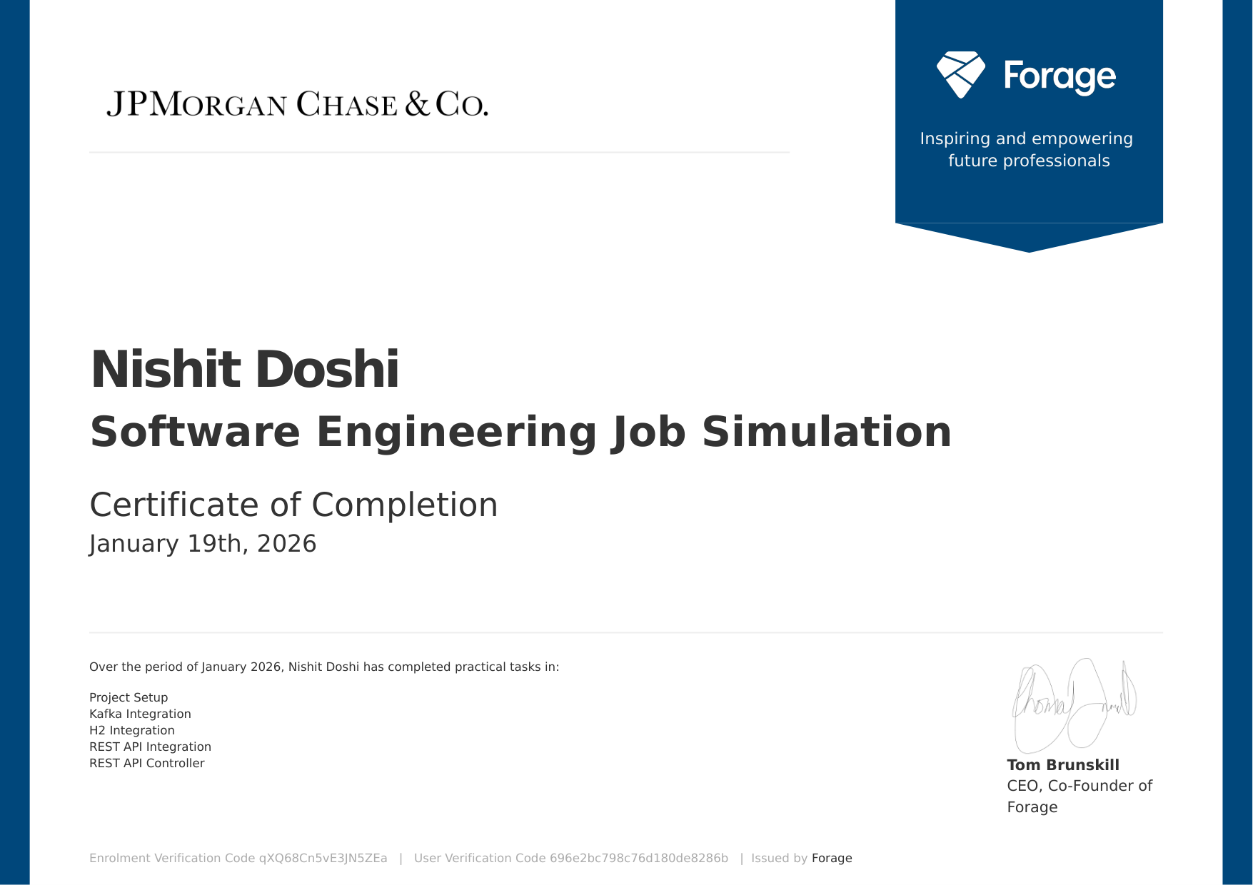 Nishit Doshi | Full Stack Developer Portfolio